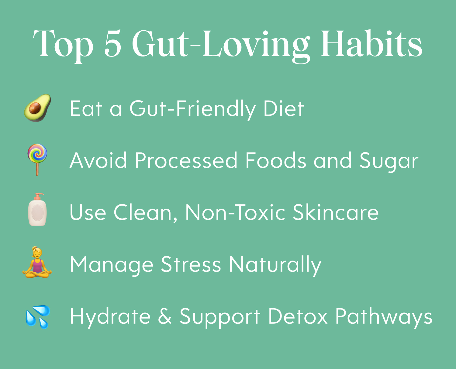 gut loving habits