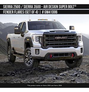 GMC Sierra 2500/3500 Super Bolt® Fender Flares | Air Design