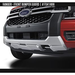 For Ford Ranger 2019 2020 2021 Bumper Cover Support Driver And Passenger Side | Pair | Front | Upper Pad | Made Of Steel | Replacement For FO1042156, FO1043156 | 191275707289, 191275707296