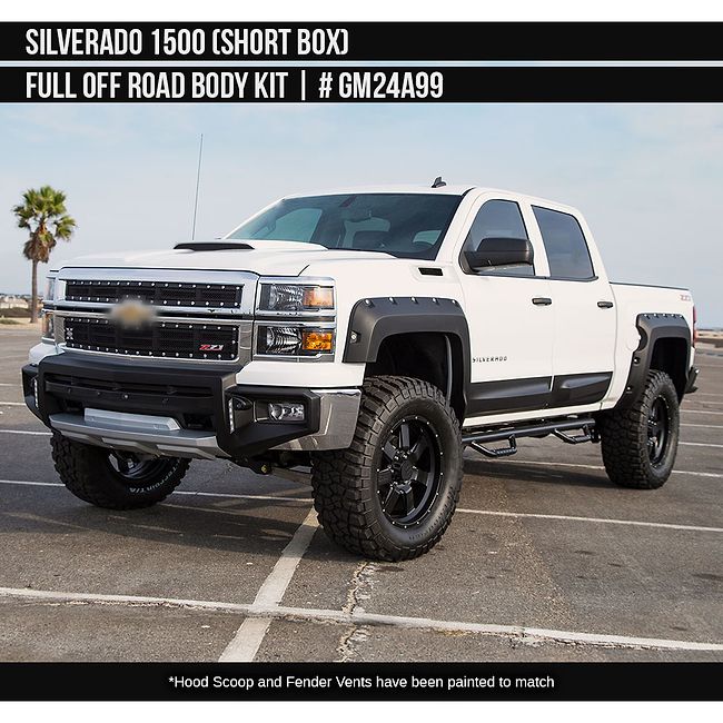 Full Hood and Fender Kit | Chevrolet Silverado 2500HD WT 2021 Full Hood and Fender Kit | Chevrolet Silverado 2500HD WT 2021