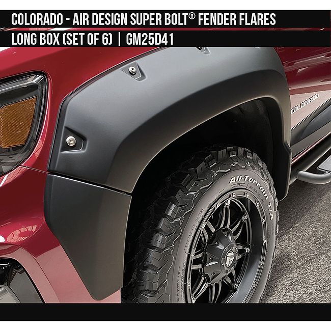 Colorado 21-22 Super Bolt® Fender Flares 74'' - Air Design