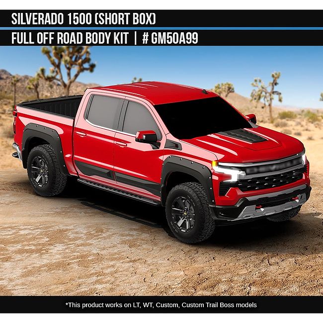 Rocker Panel Kit | CHEVROLET SILVERADO 1500 CUSTOM TRAIL BOSS 2022