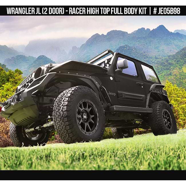 Wrangler JL 18 24 Racer High Top Body Kit 2DR Air Design