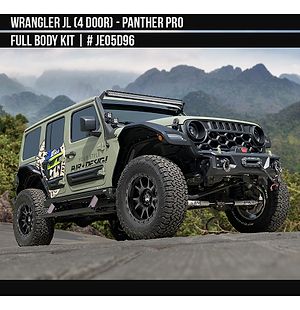 Jeep wrangler with body kit sale