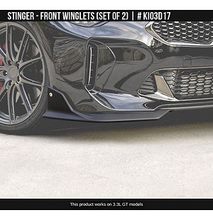 Stinger 18-23 Rear Valance w/ Diffuser Satin B - Air Design