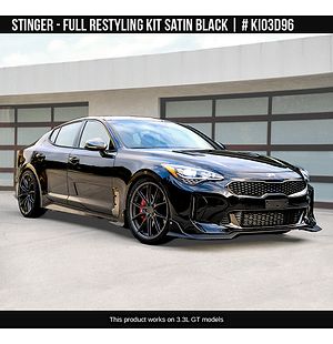 G33＋HD-5 Stinger 2018 Kia Stinger GT1 with 19x10.5 GMR Gs-105 and Ironman