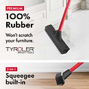 RAVMAG 1 - Classic Rubber Broom & Squeegee