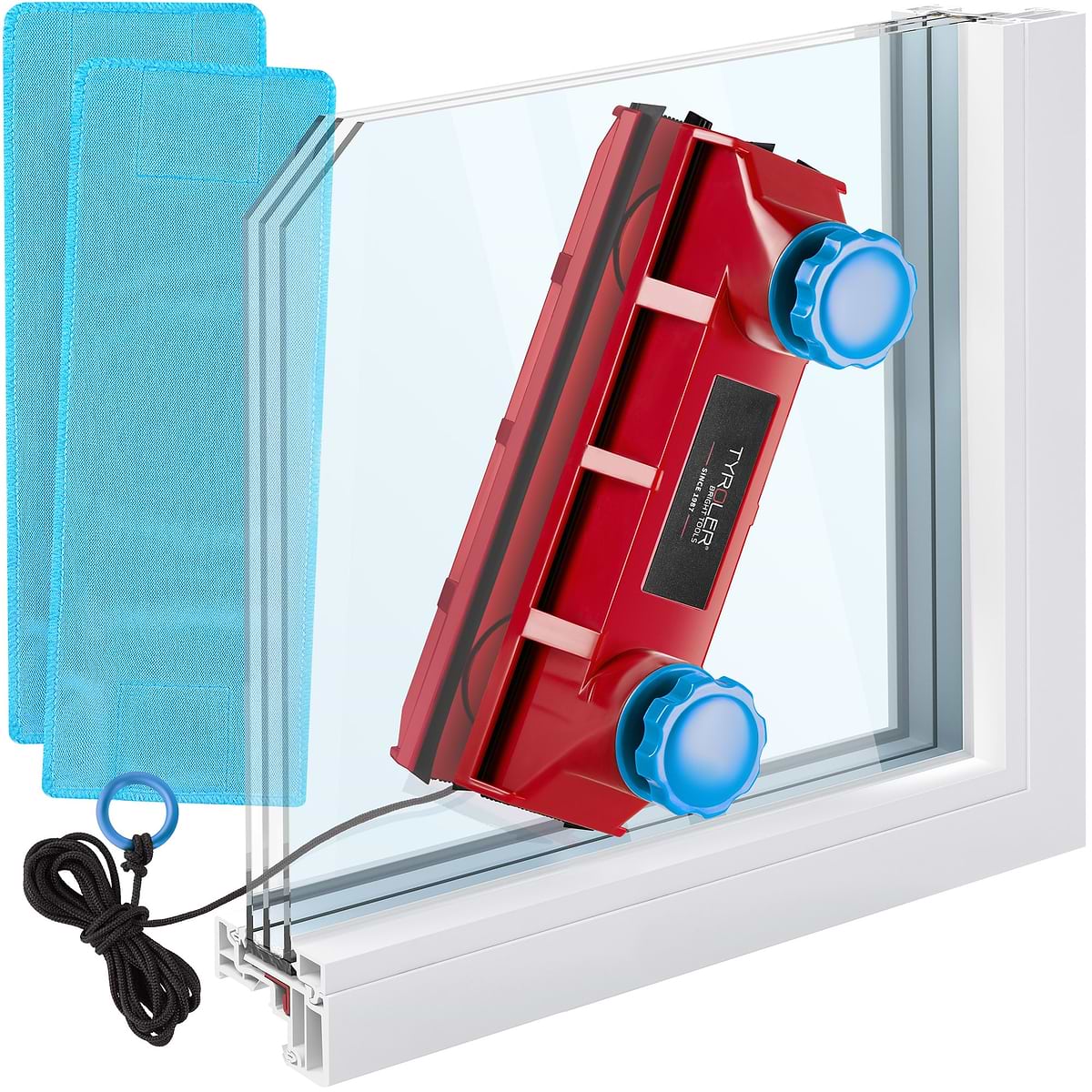 Magnetic Window Cleaner by Tyroler