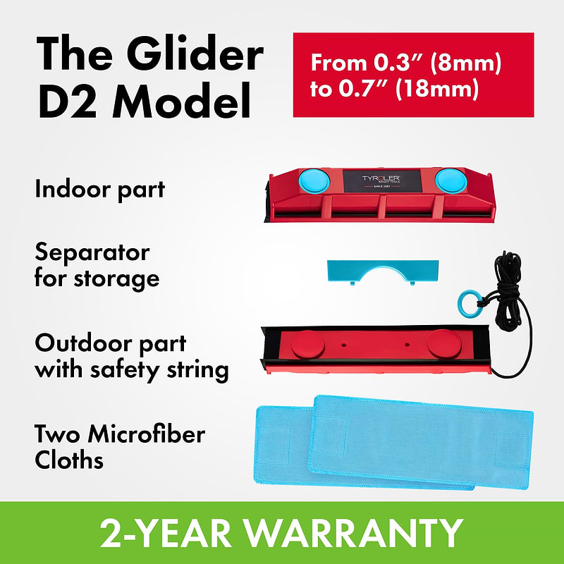 The Glider  Magnetic Window Cleaner 