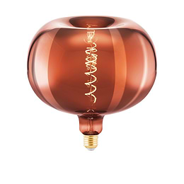 Eglo LEDE27 Copper Vap Apple Spiral Dimmable LED Bulb 4W 1600K