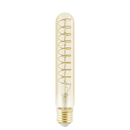 Eglo LED E27 Vintage T30 Spiral Dimmable LED  Bulb 4W 1600K - 8 Pack