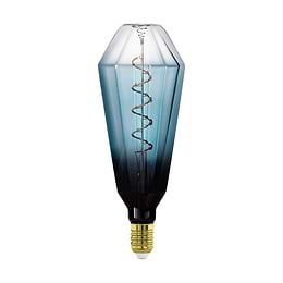 Eglo LEDE27 Blue Ombr T100 Spiral Dimmable LED Bulb 4W 2000K