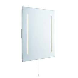 Saxby Glimpse IP44 Cool White Shaver Mirror with Light