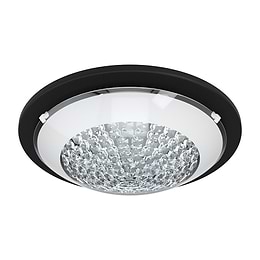 EGO Lighting Lucent  Black & Crystal LED Ceiling and Wall Light