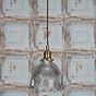 Soho Lighting D'Arblay Lacquered Antique Brass French Style Scalloped Prismatic Glass Dome Pendant Light