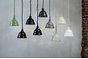 Ganton Small Vintage Pendant Light Leaden Grey Slate - Soho Lighting