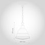 Mulberry Red Burgundy Vintage Cage Landing Pendant Light - Ganton - Soho Lighting