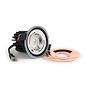 6 Pack - Soho Lighting Rose Gold LED Downlights, Fire Rated, Fixed, IP65, CCT Switch, High CRI, Dimmable