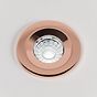 6 Pack - Soho Lighting Rose Gold LED Downlights, Fire Rated, Fixed, IP65, CCT Switch, High CRI, Dimmable