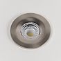 8 Pack - Soho Lighting Brushed Chrome LED Downlights, Fire Rated, Fixed, IP65, CCT Switch, High CRI, Dimmable