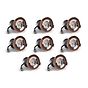 8 Pack - Polished Copper CCT Fire Rated LED Dimmable 10W IP65 Downlight