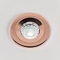 10 Pack - Soho Lighting Polished Copper LED Downlights, Fire Rated, Fixed, IP65, CCT Switch, High CRI, Dimmable