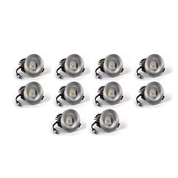 10 Pack - Pewter CCT Fire Rated LED Dimmable 10W IP65 Downlight