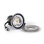 6 Pack - Soho Lighting Pewter LED Downlights, Fire Rated, Fixed, IP65, CCT Switch, High CRI, Dimmable