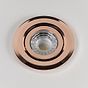 Soho Lighting Rose Gold 3K Warm White Tiltable LED Downlights, Fire Rated, IP44, High CRI, Dimmable