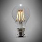 10 Pack - Soho Lighting 8w B22 GLS LED Light Bulb 3000K Standard Straight Filament Dimmable High CRI