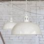 Clay White Cream Rustic Dome Dining Room Pendant Light - Berwick - Soho Lighting