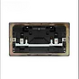 Soho Lighting Bronze 13A 2 Gang DP USB Socket (USB 4.8amp) Black Inserts Screwless