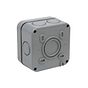 Lieber Grey 20A 1 Gang 2 Way Outdoor Switch IP66 With Neon Weatherproof