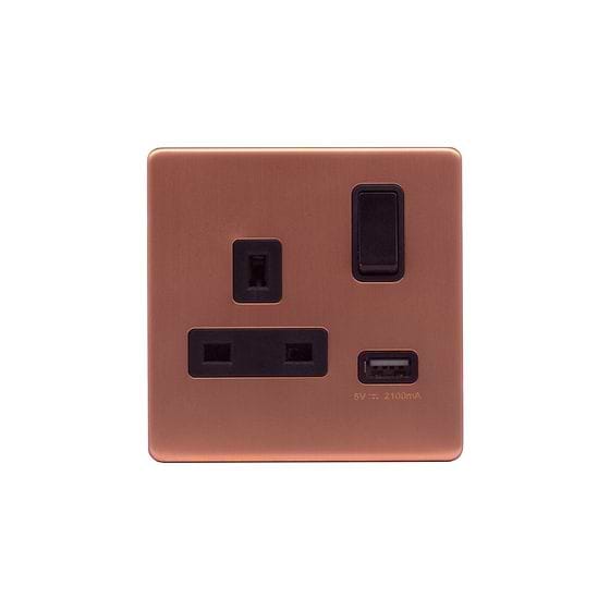 Copper USB Socket