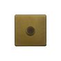 Soho Lighting Old Brass 1 Gang Intelligent Trailing Dimmer Switch 150W LED (300w Halogen/Incandescent)