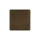 Antique Brass metal Single Blank Plates with black insert - Elesi