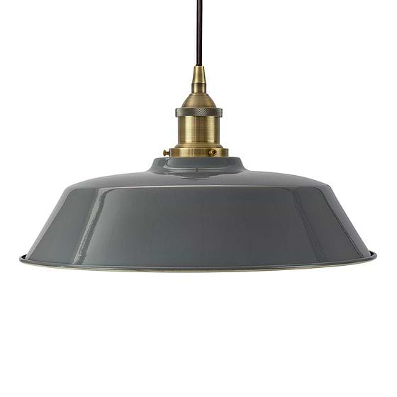 French Grey Chancery Painted Pendant Light
