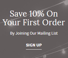 save 10% on your first order