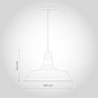 Argyll Industrial Pendant Light French Grey - Soho Lighting