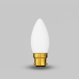 Soho Lighting 3W Dim to Warm B22 Matt White Candle LED Bulb