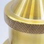 Soho Lighting Polished Brass Decorative Bulb Holder with Black Round Cable
