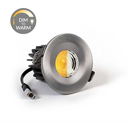 Soho Lighting Pewter CCT Dim To Warm LED Downlight Fire Rated IP65