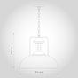 Regent Vintage Kitchen Pendant Light Mulberry Red Maroon - Soho Lighting