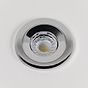 Soho Polished Chrome LED Downlights, Fire Rated, Fixed, IP65, CCT Switch, High CRI, Dimmable