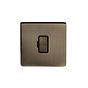 The Charterhouse Collection Aged Brass Fused Connection Unit (FCU) Unswitched 13A DP Blk Ins Screwless
