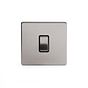 The Lombard Collection Brushed Chrome 1 Gang RM Rectangular Module Grid Switch Plate