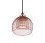 Cambridge Rose Gold Metal Mesh Pendant Light