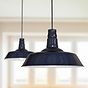 Argyll Industrial Pendant Light Squid Ink Dark Blue - Soho Lighting