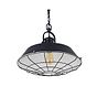 Brewer Cage Industrial  Pendant Light Matt Black