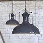 Regent Vintage Pendant Light Leaden Grey - Soho Lighting